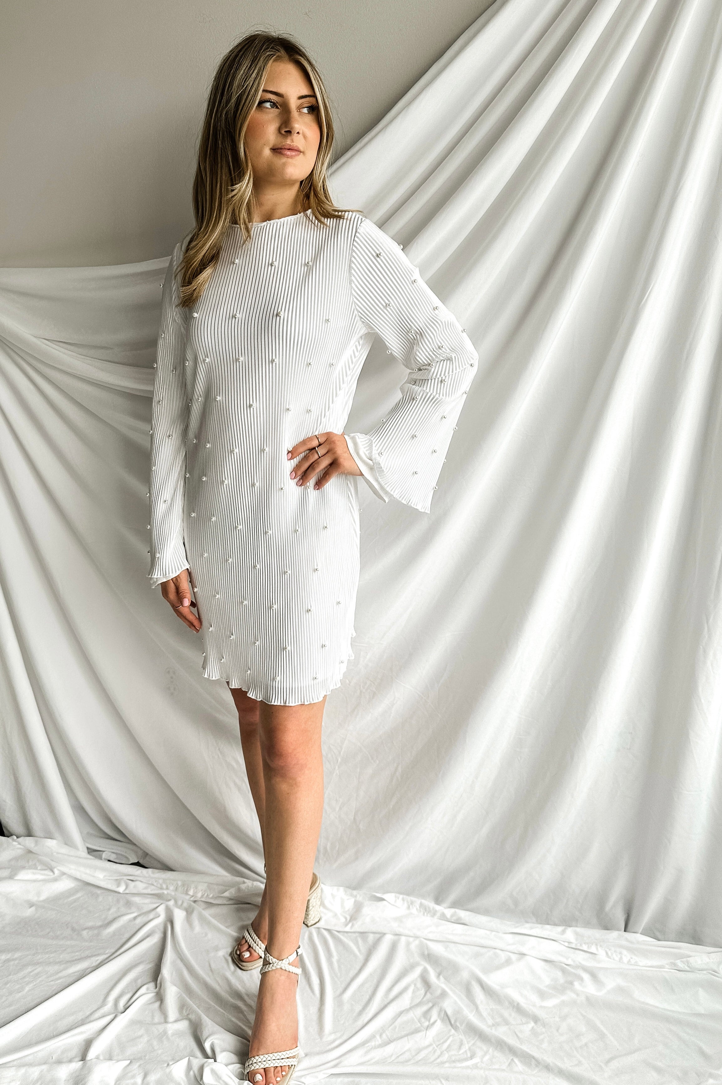 ワンピース PERVERZE Wave Stripe Narrow Dress 714DGaFp0AL._UY1000_.jpg
